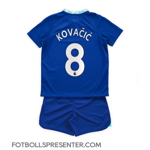 Chelsea Mateo Kovacic #8 Hemmatröja Barn 2022-23 Kortärmad (+ korta byxor)